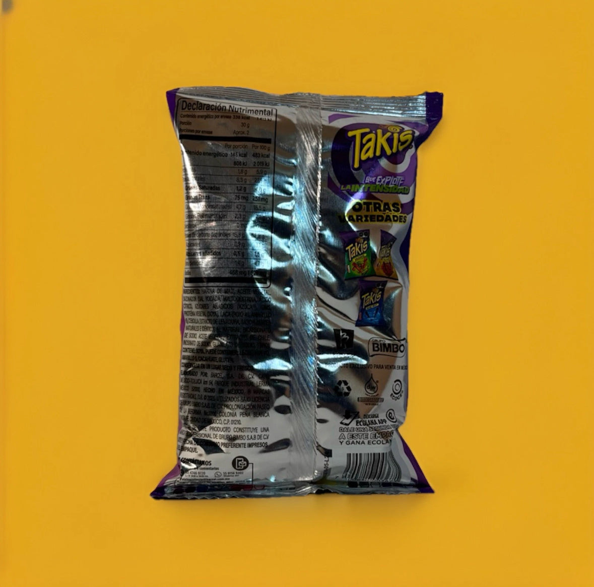 6-Pack  Takis Fuego (70g) Fuego (Spicy) Flavor Mexican Chips