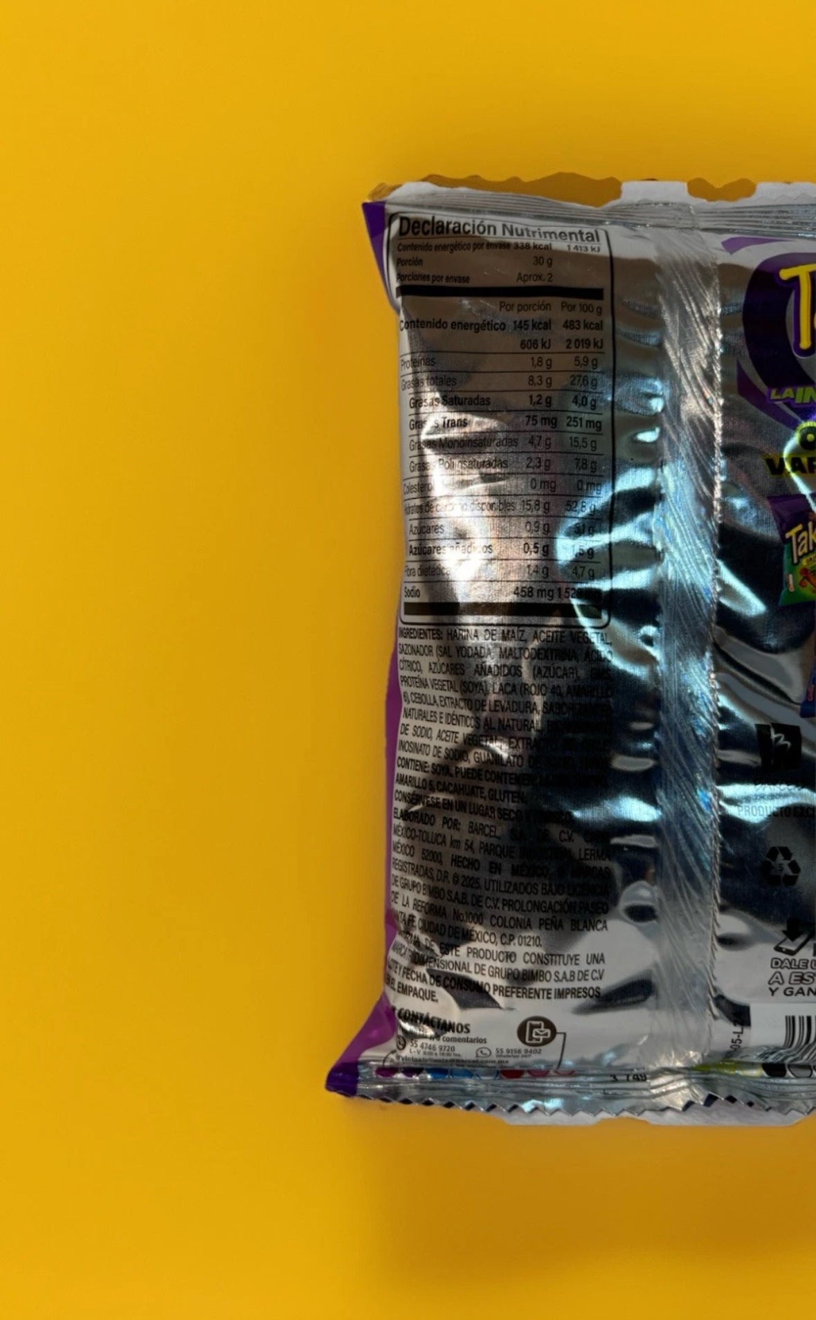 6-Pack  Takis Fuego (70g) Fuego (Spicy) Flavor Mexican Chips