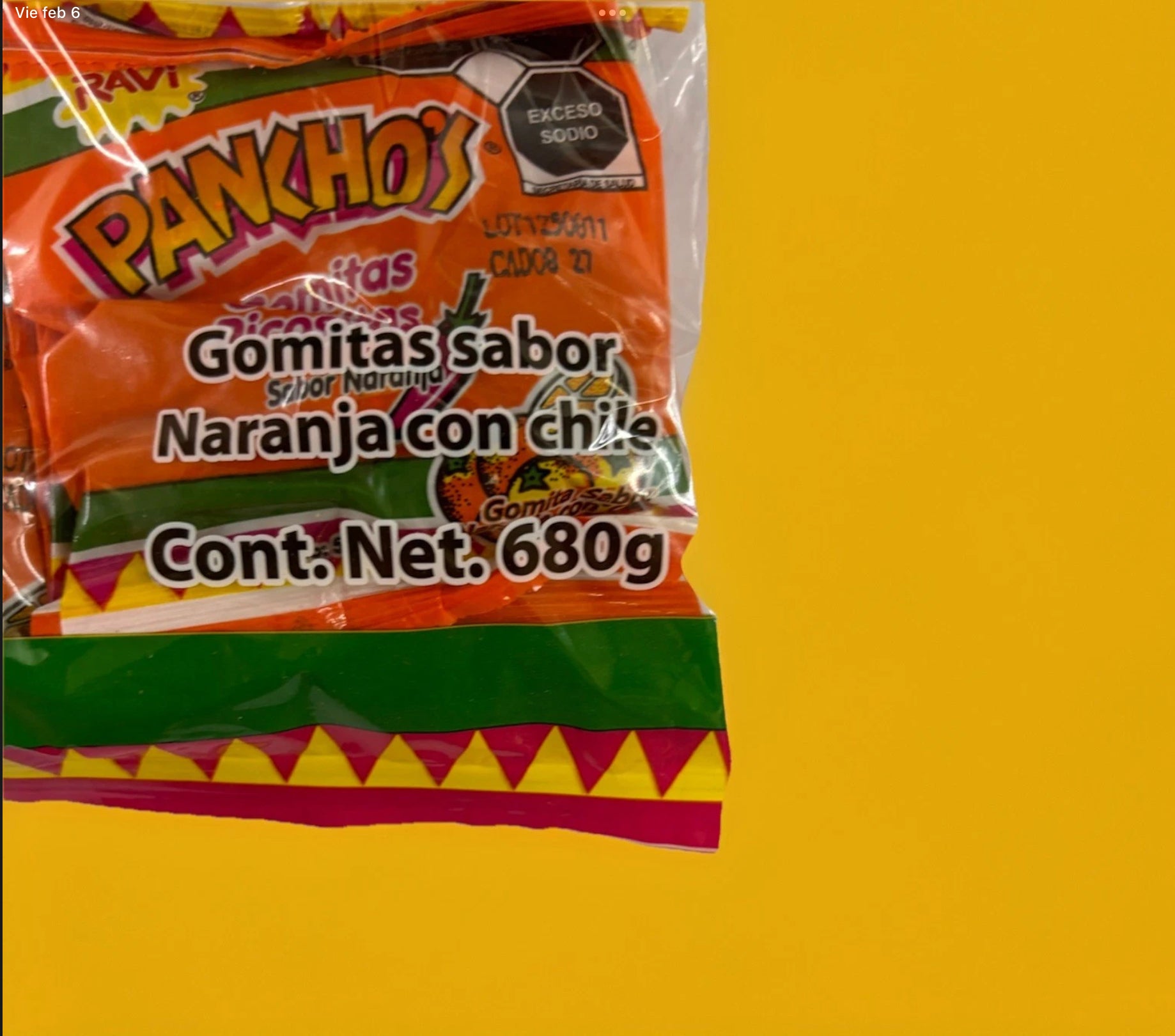 Pancho's Gomitas Picositas sabor Naranja c/Chile 680g/23.9oz