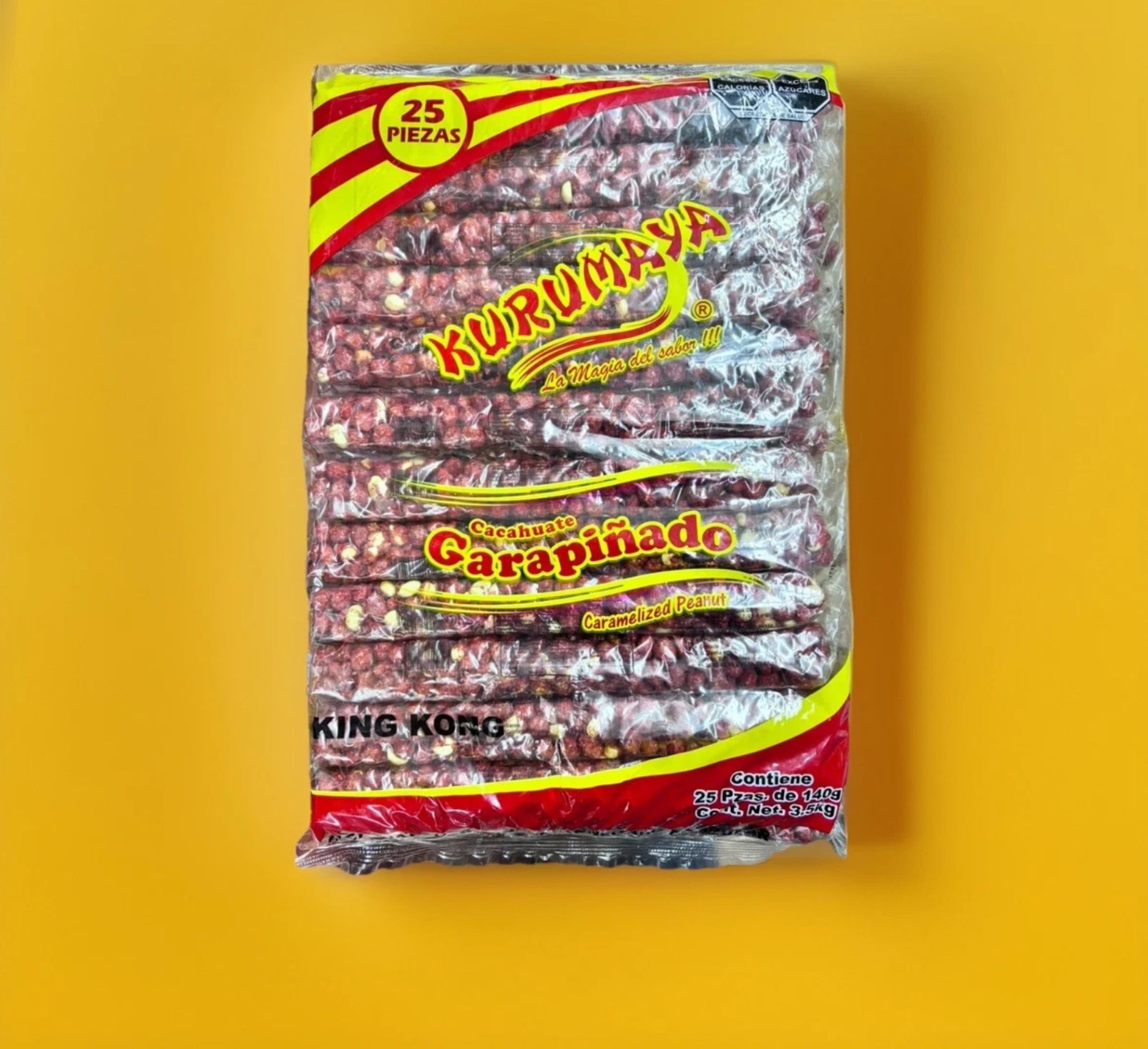 Kurumaya Mexican Cacahuate Garapiñado (Caramelized Peanuts), 25 pcs – 3.5 kg