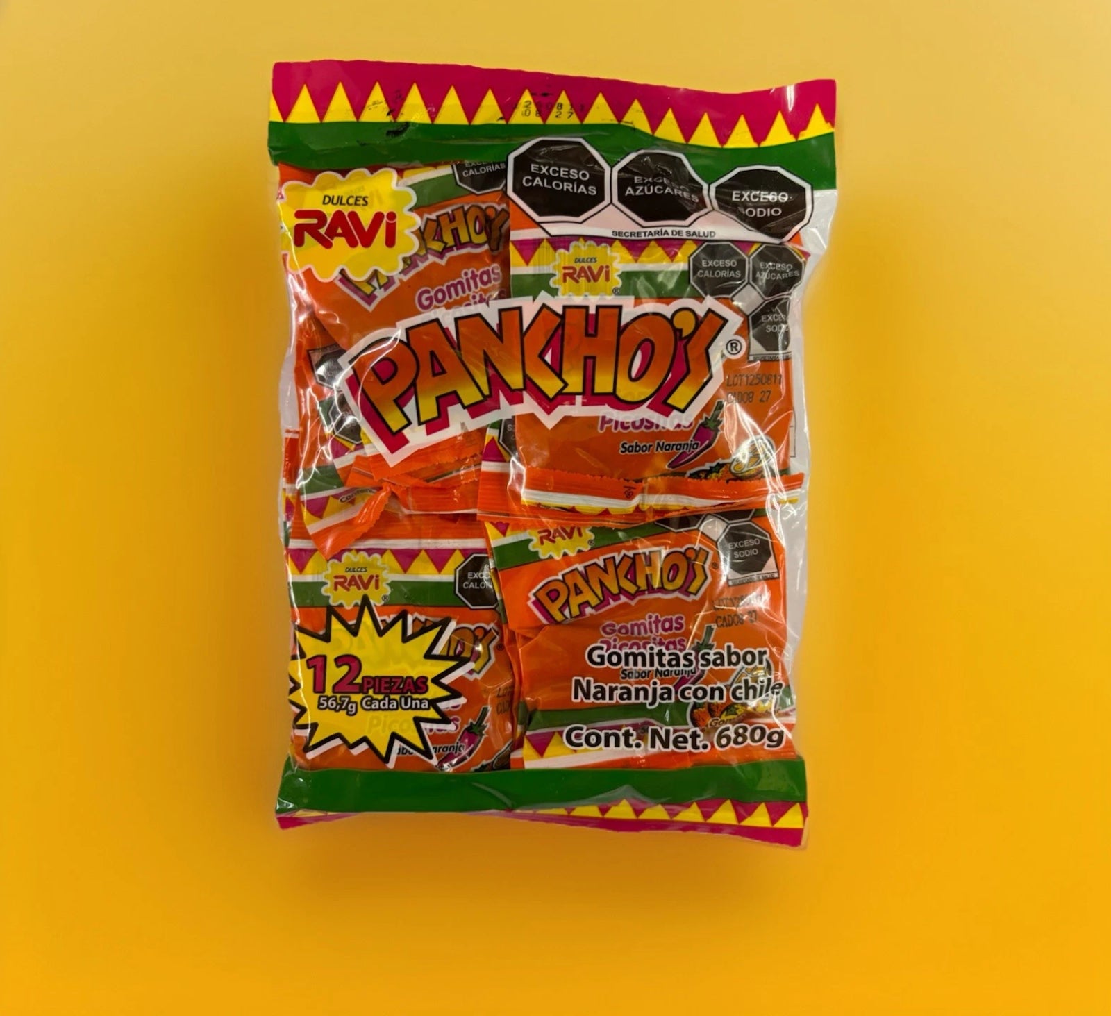 Pancho's Gomitas Picositas sabor Naranja c/Chile 680g/23.9oz
