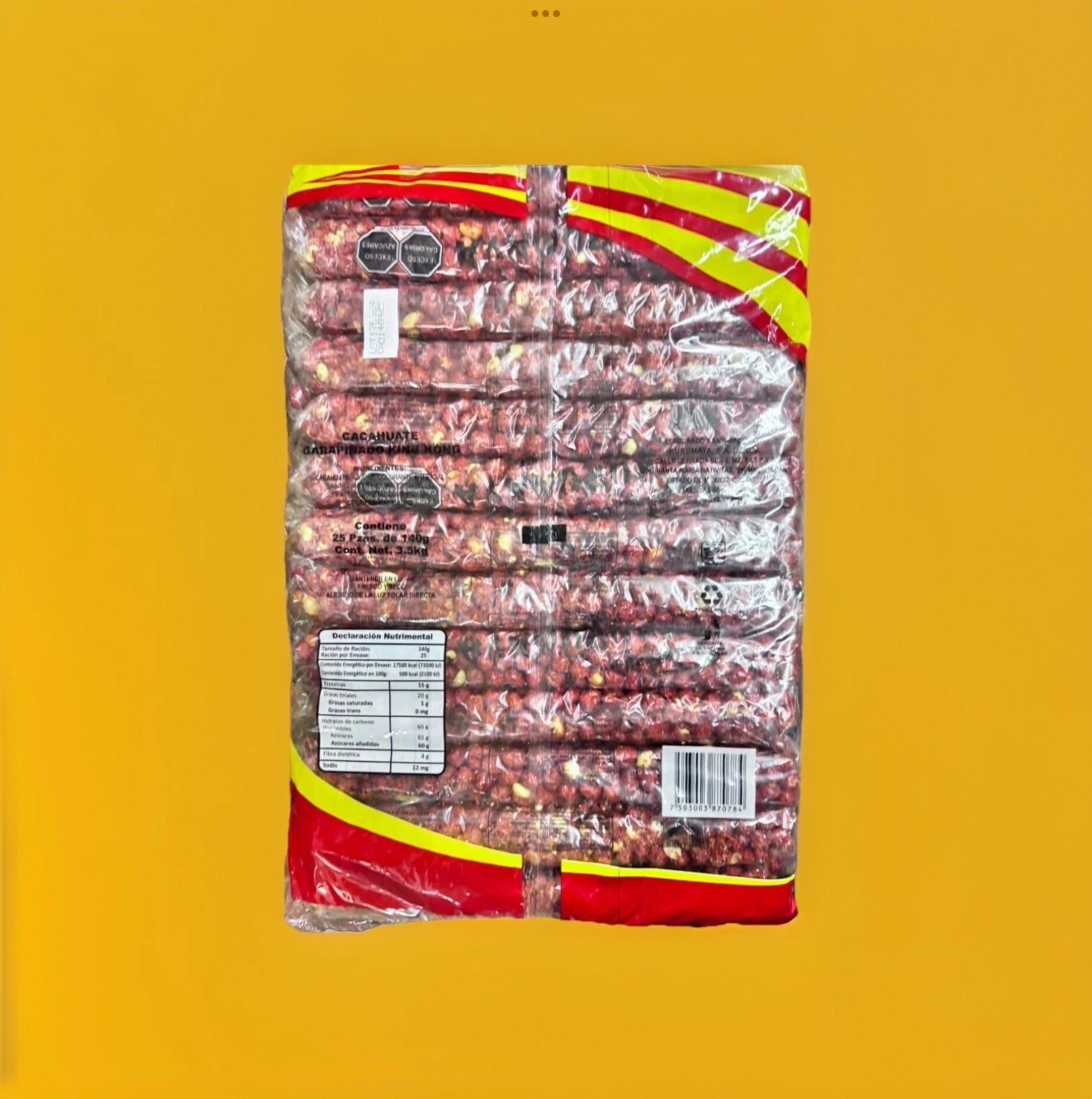 Kurumaya Mexican Cacahuate Garapiñado (Caramelized Peanuts), 25 pcs – 3.5 kg