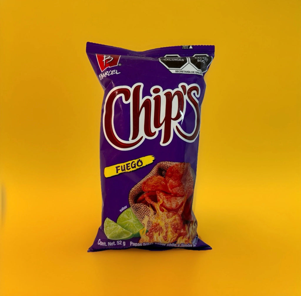6- Pack Chips Fuego Mexican Chips (52g) Chili Lime Flavor