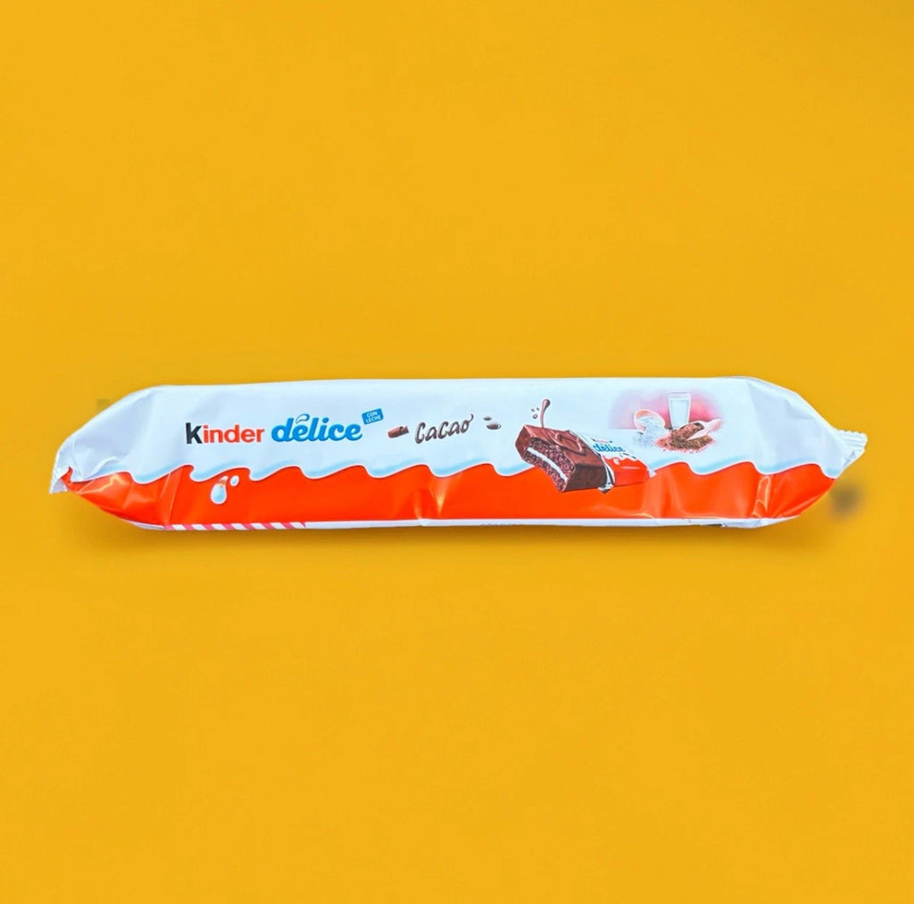KINDER DELICE (15 Pc)Soft Chocolate Bars with Cocoa and Milk Filling 39g Bars