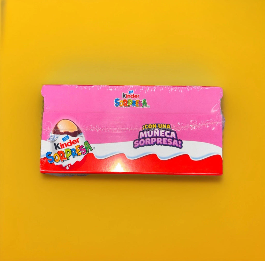 Kinder Surprise Chocolate Eggs Box of 12 – Milk Chocolate with (Girl Toy) Eggs