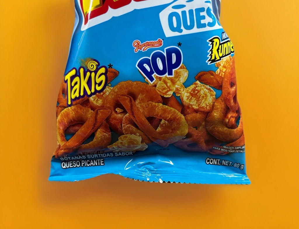 6-Pk Mexican Chips Big Mix Chips Barcel Cheese / Queso Flavored (80g) Bags